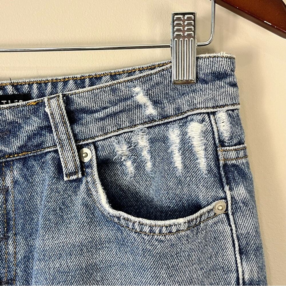 Whistles Straight Leg High Rise Jeans Distressed Classic Y2K Style Women’s 26 - Picture 4 of 9